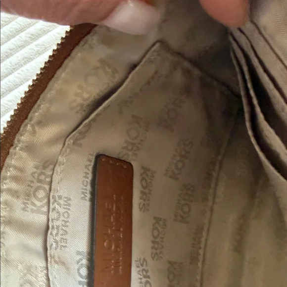 Michael Kors Chocolate Leather Clutch - Picture 3 of 4